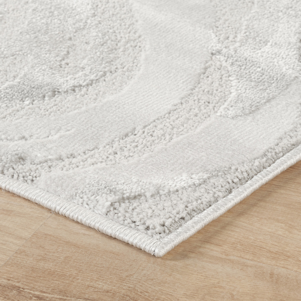 Desire Rugs Hamilton Silver Marble Rug 60 x 220cm Image 4