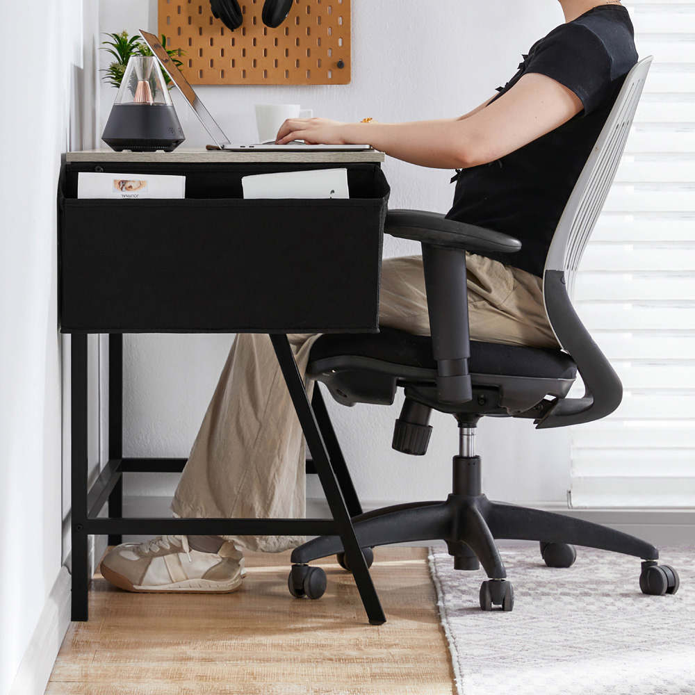 Vida Designs Brooklyn Grey Small Computer Desk Image 4