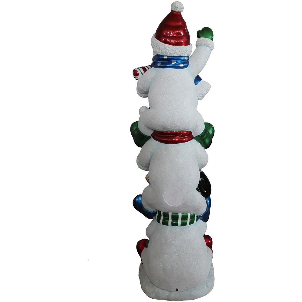 The Christmas Centre LED Joy Snowman Stack Decoration 150cm Image 3