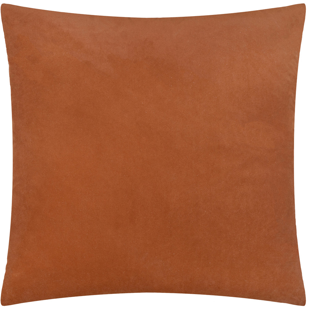 Paoletti Evoke Brick Cut Velvet Cushion 55 x 55cm Image 3