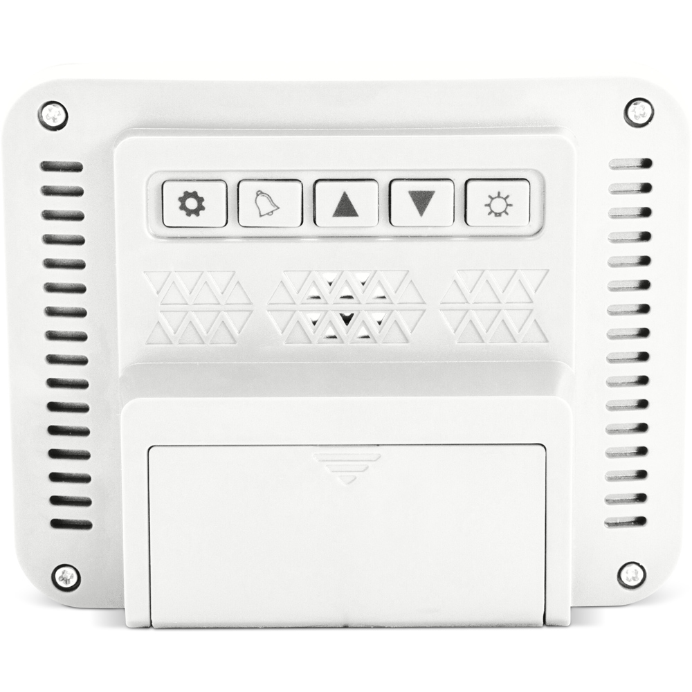 Acctim Otto White LCD Alarm Clock 8cm Image 5