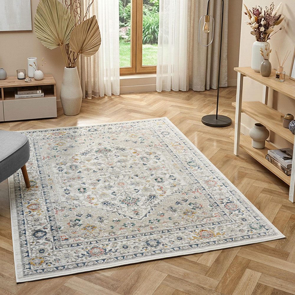 Portland Urco Nico Nuevo Cream Textured Rug 200 x 290cm Image 1