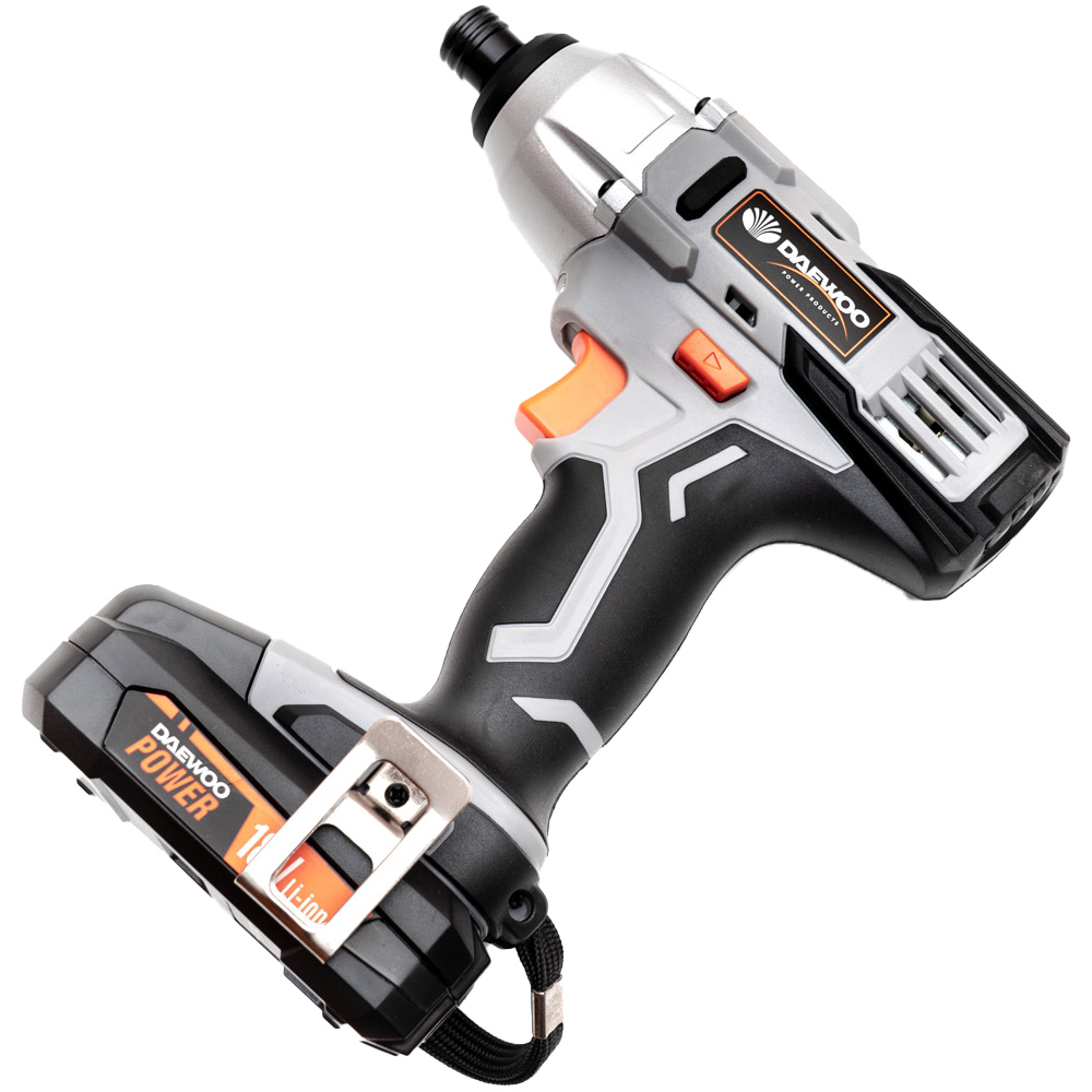Daewoo U-Force 18V 2 x 2Ah Lithium-Ion Impact Drill Driver with Battery Charger Image 3