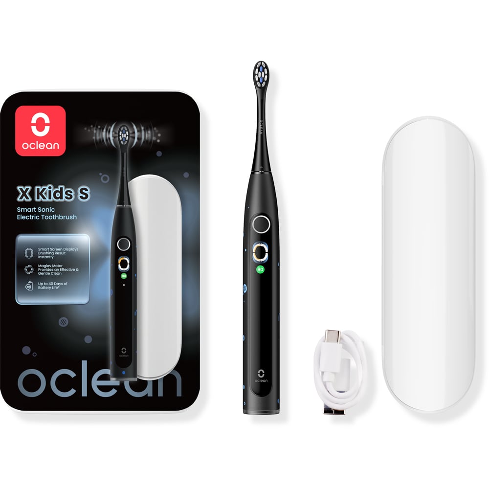 Oclean X Kids S Black Smart Sonic Electronic Toothbrush Set Image 3