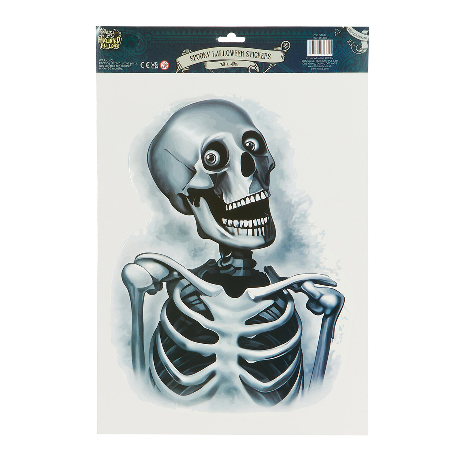 Spooky Assorted Halloween Stickers - Black Image 2