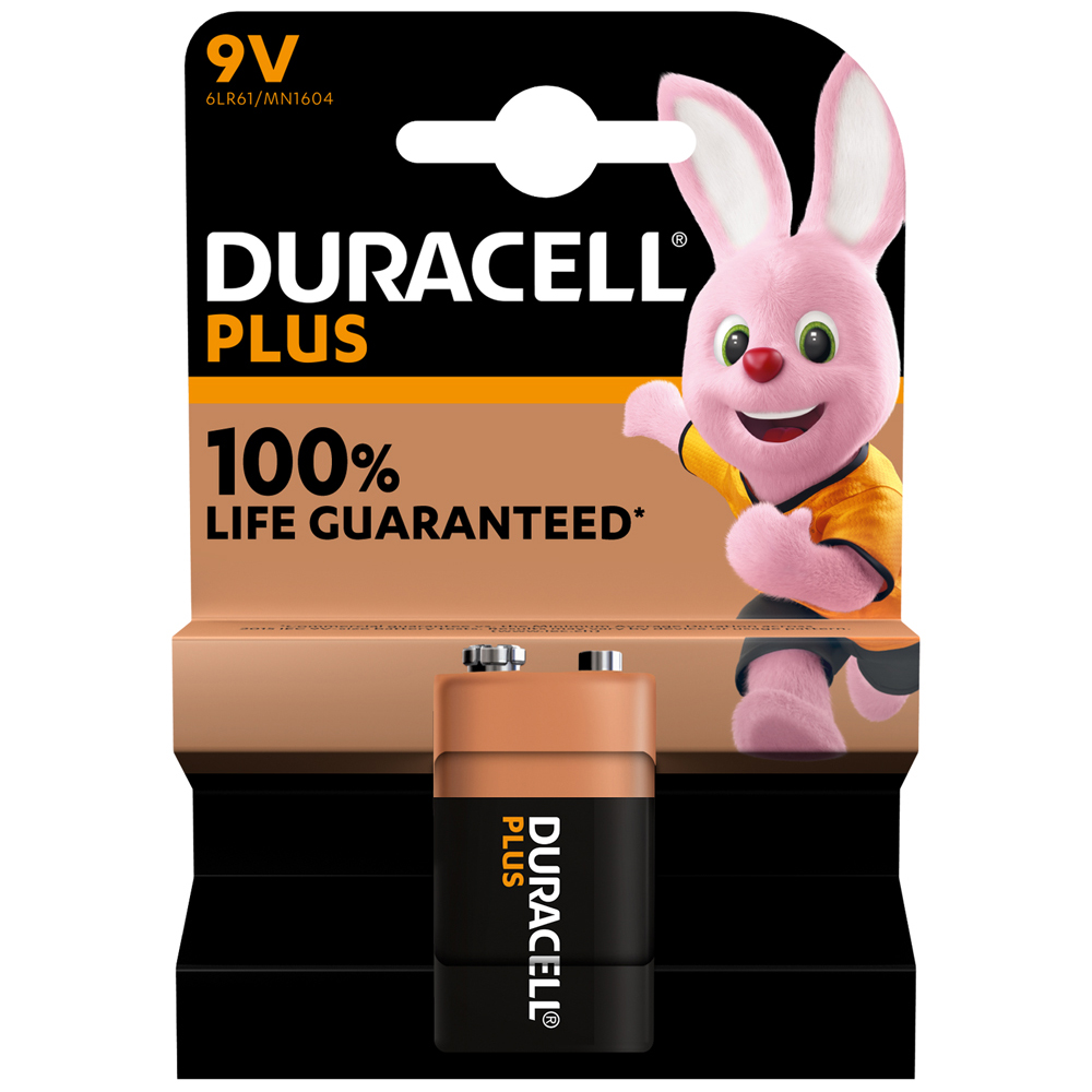 Duracell Plus Battery 9V Image