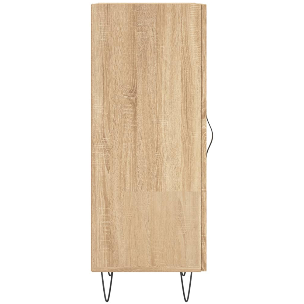 vidaXL Single Door Sonoma Oak Sideboard Image 7