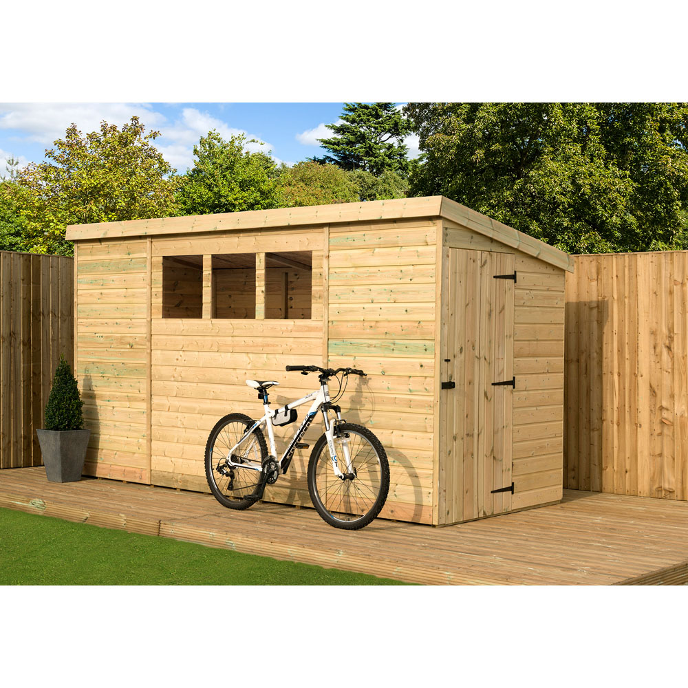 Empire Sheds 2500 9 x 4ft Tongue and Groove Pent Garden Shed Image 3