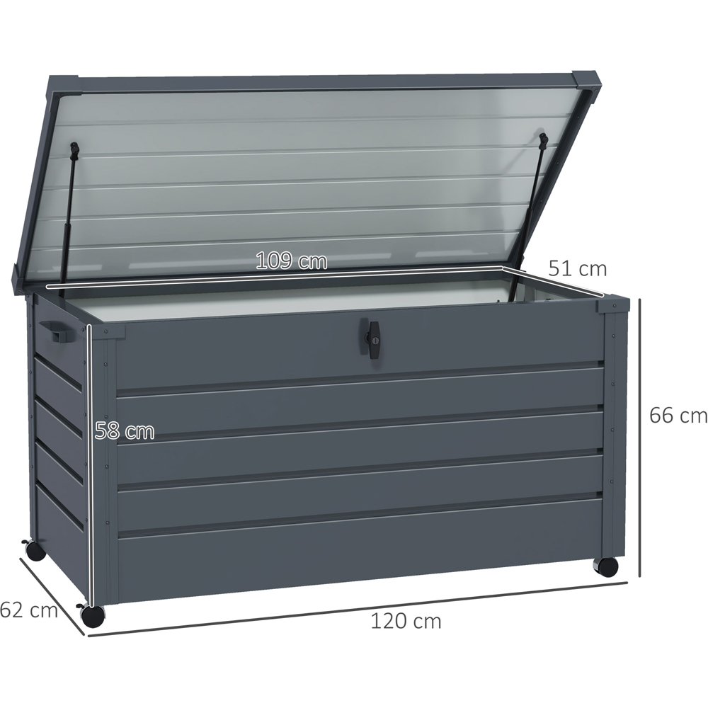 Outsunny 331L Outdoor Waterproof Storage Box Image 7