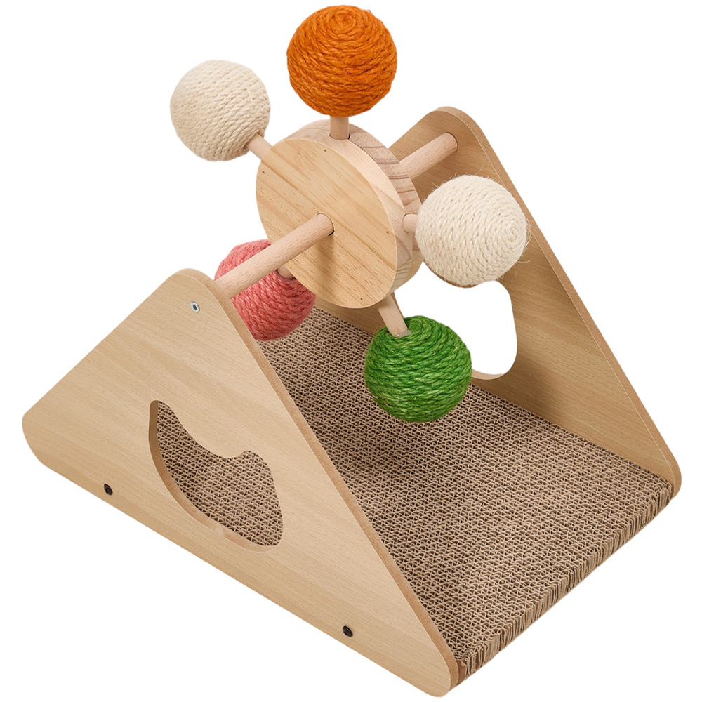 H&O Direct Ferris Wheel Corrugated Paper Cat Scratcher Image 3