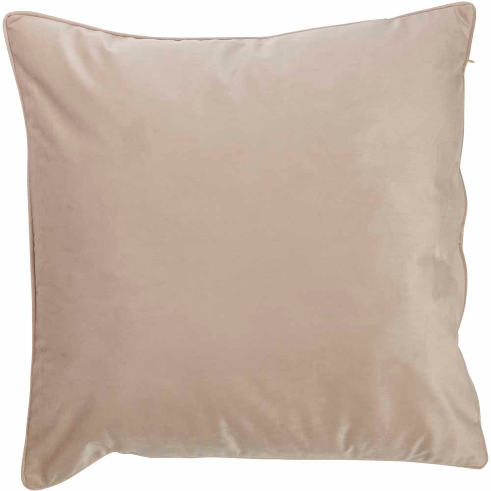 Wilko Humus Velour Cushions  55 x 55cm Image 1