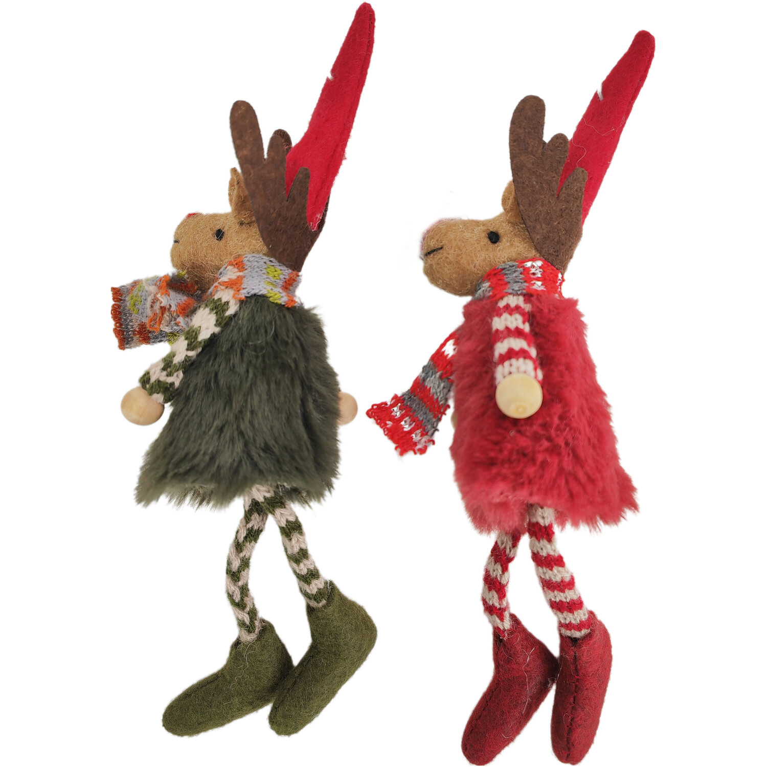 Hanging Reindeer Multicolour Image 2