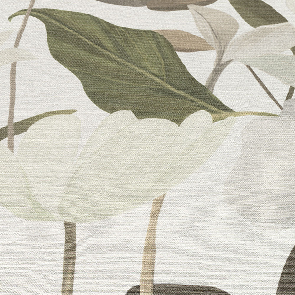 Erismann Fairy Blossom Green Wallpaper Image 3