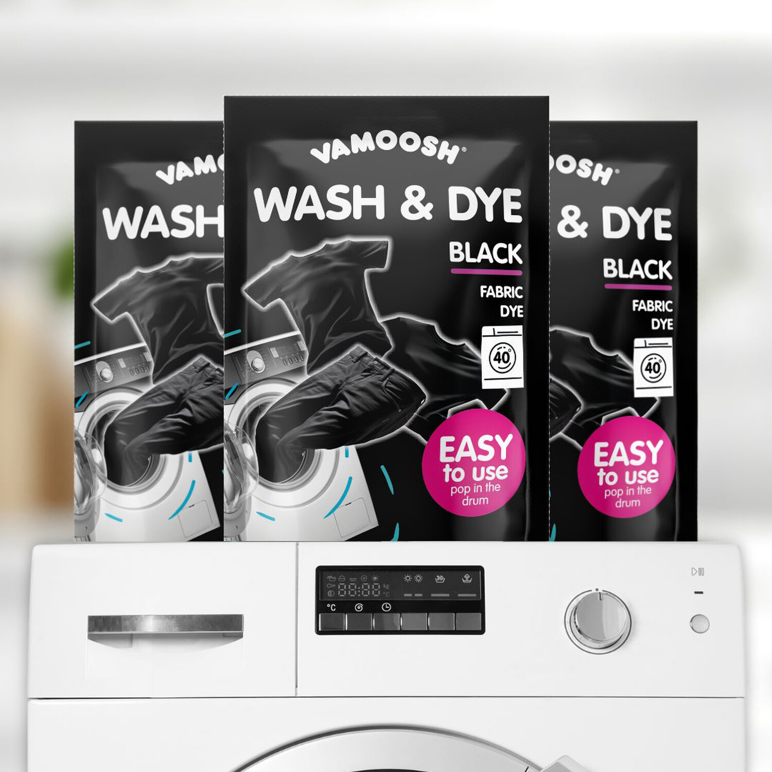 Vamoosh Wash and Fabric Dye Black Image 2