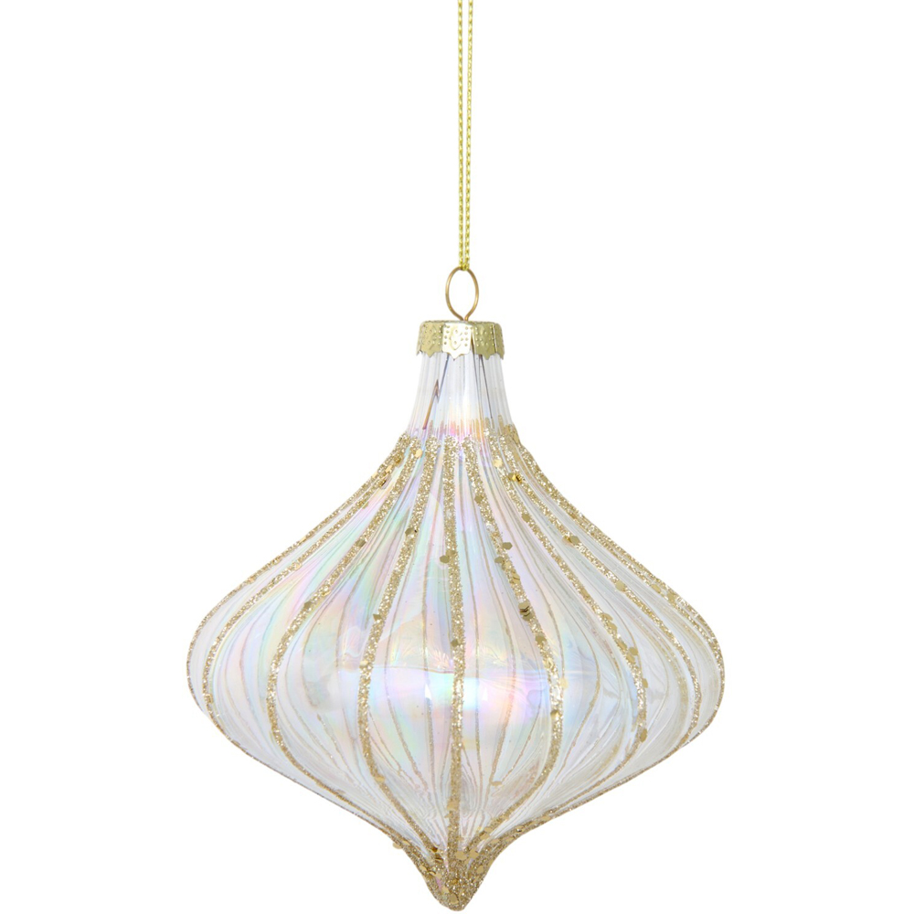 Iridescent Gold Filled Droplet Image 5