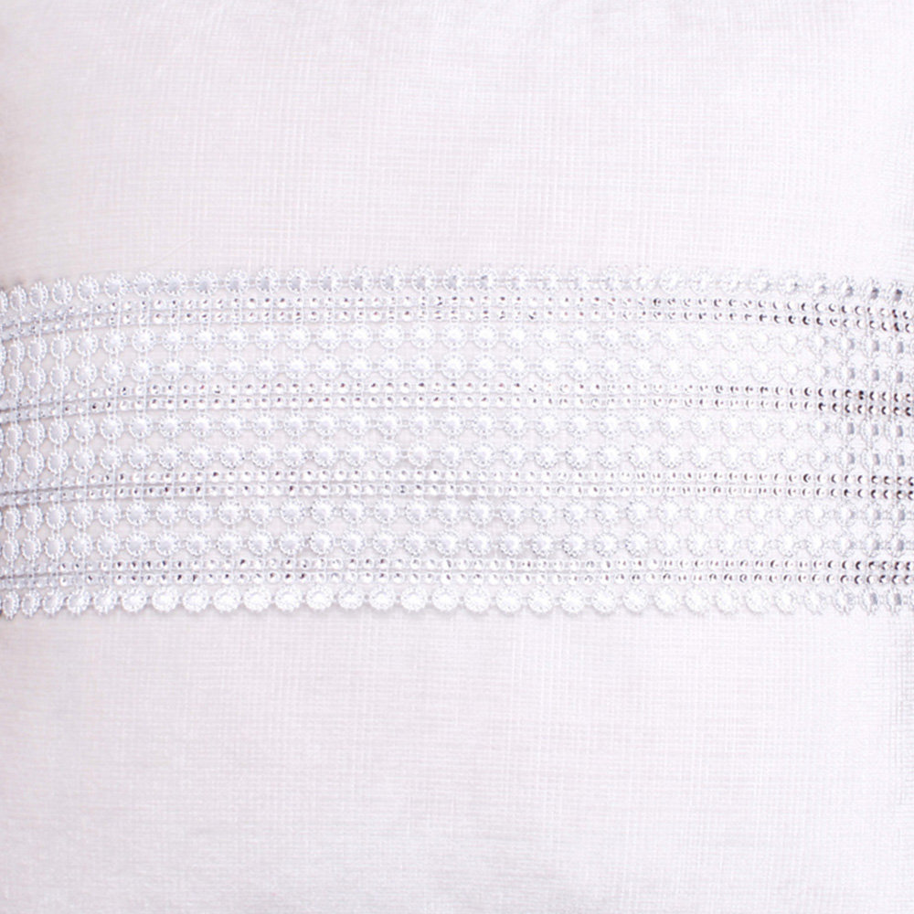 Intimates Ritz Diamante Cream Filled Cushion 43 x 43cm 2 Pack Image 2