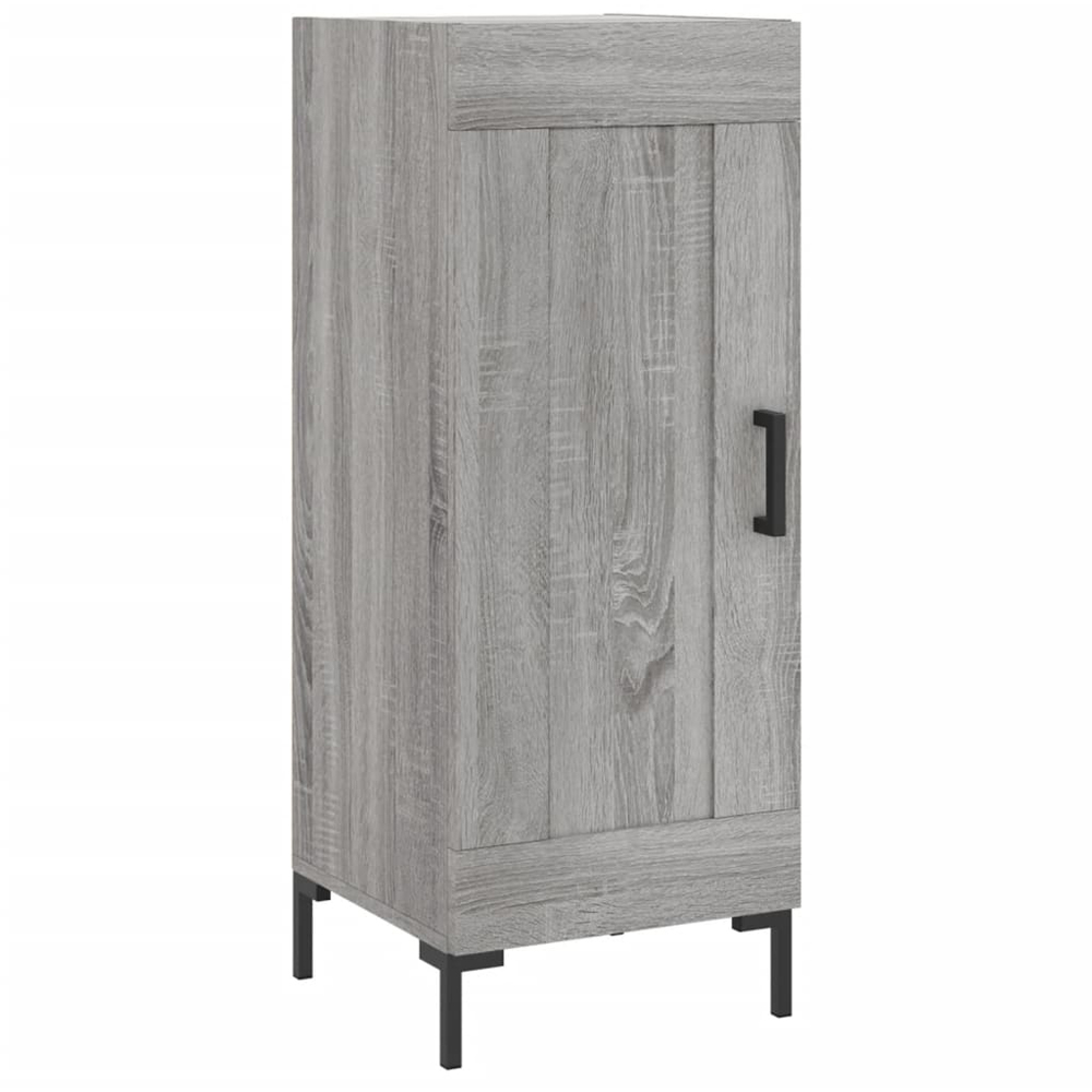 vidaXL 2 Door Grey Sonoma Highboard Image 4