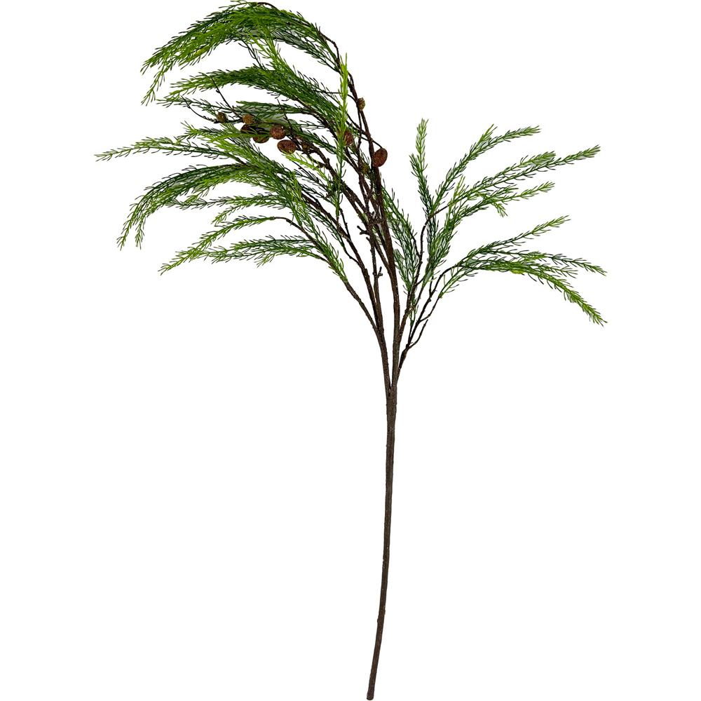 Pinecone Spray Branch - Green Image 1