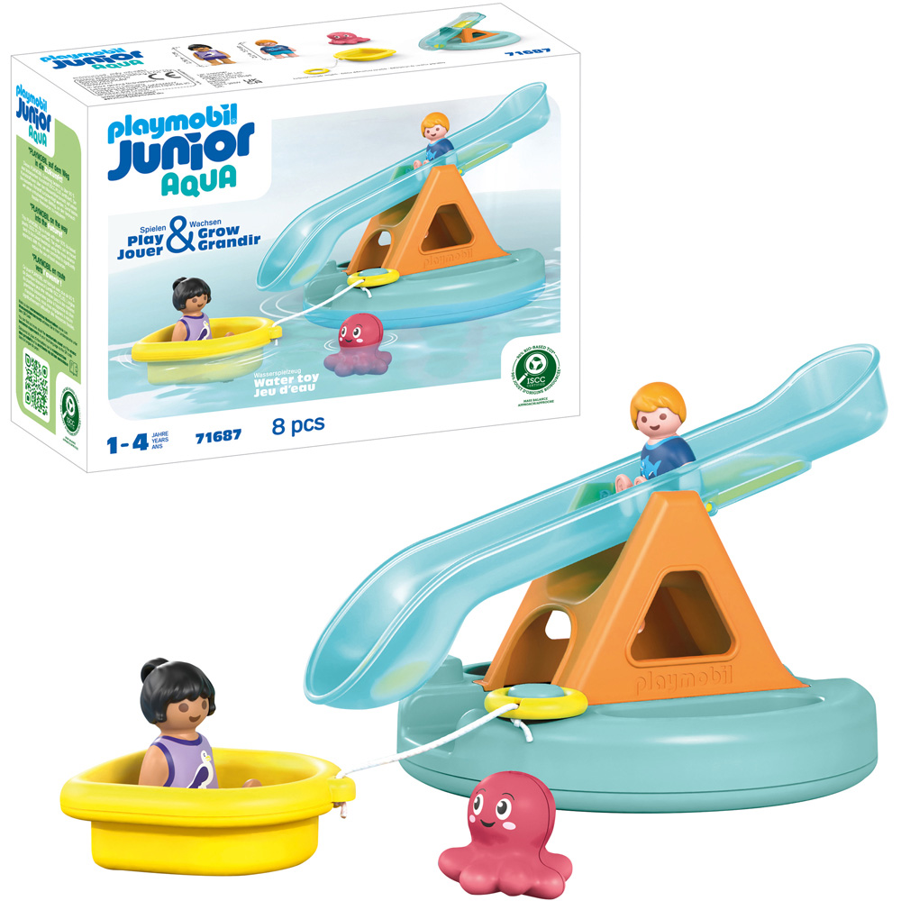 Playmobil Junior Water Seesaw with Boat Playset Image 4