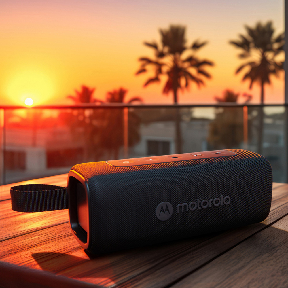 Motorola ROKR600 Black Portable Bluetooth Speaker Image 2
