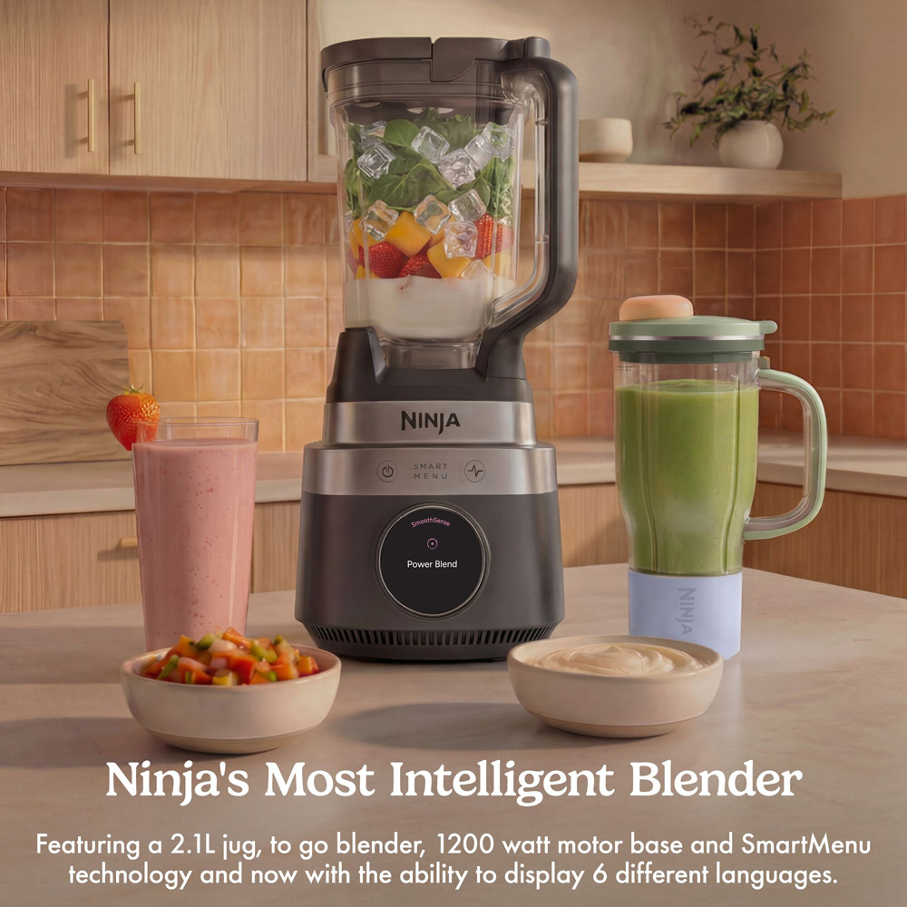 Ninja CrushBOSS LB301UKBK 2-in-1 Onyx 2.1L Blender Duo with BlendBOSS Tumbler Image 7