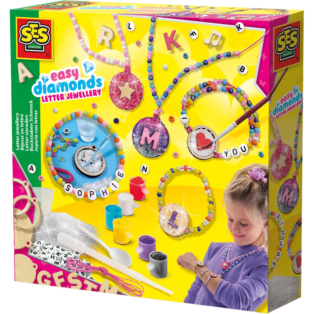 SES Creative Easy Diamonds Letter Jewellery Set Image 1