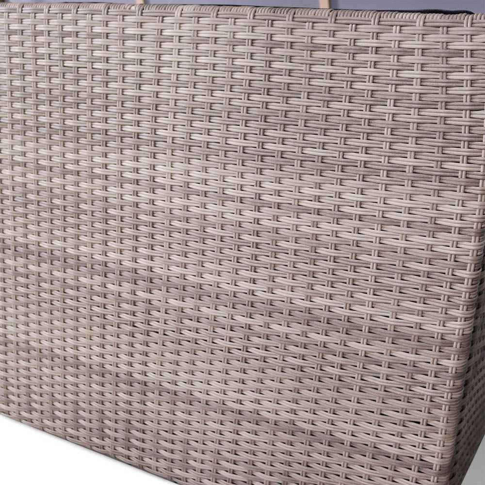 Royalcraft 510L Natural Rattan Weave Cushion Storage Box Image 6