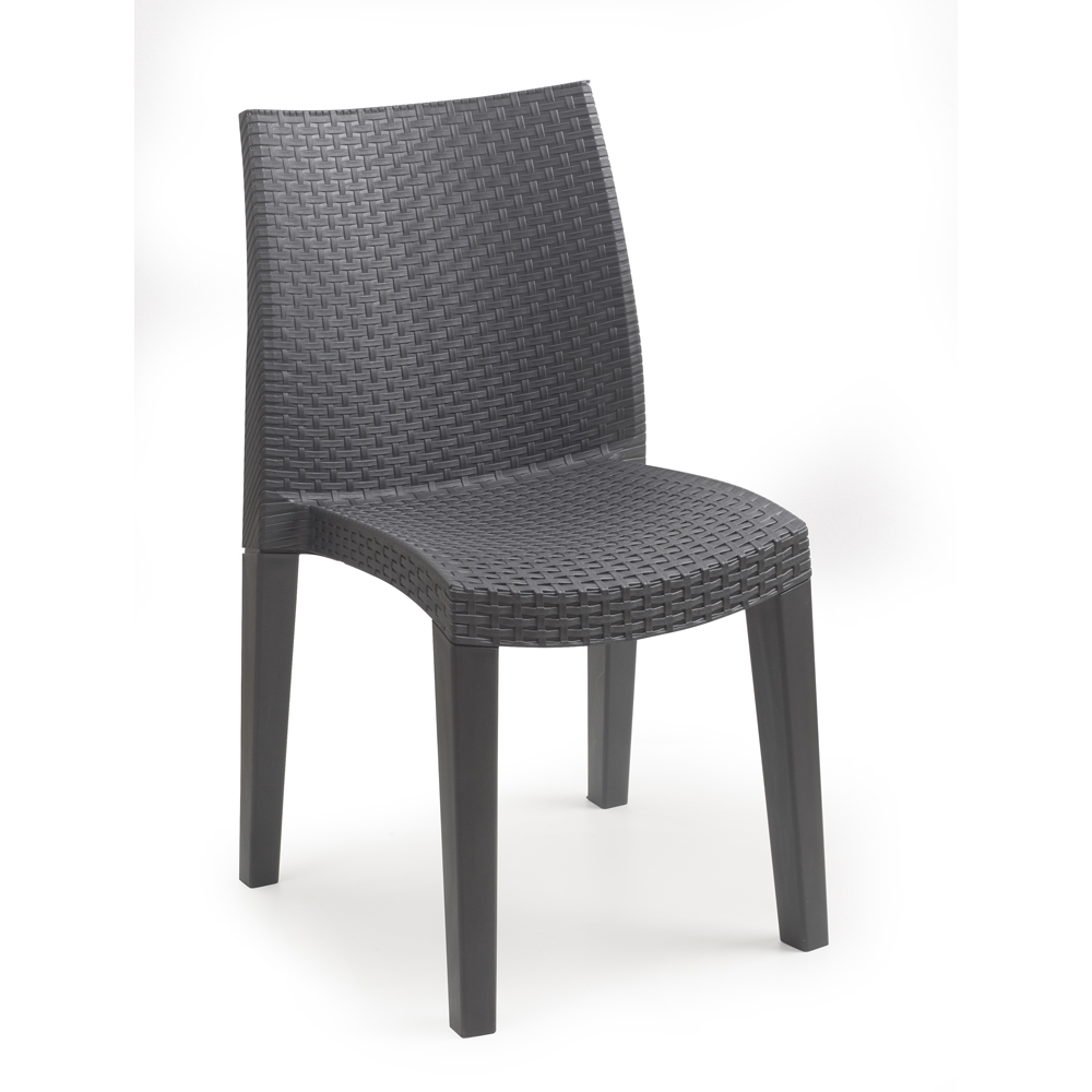 Outdoor Living Tuscany Rattan 6 Seater Garden Dining Set Grey Image 3