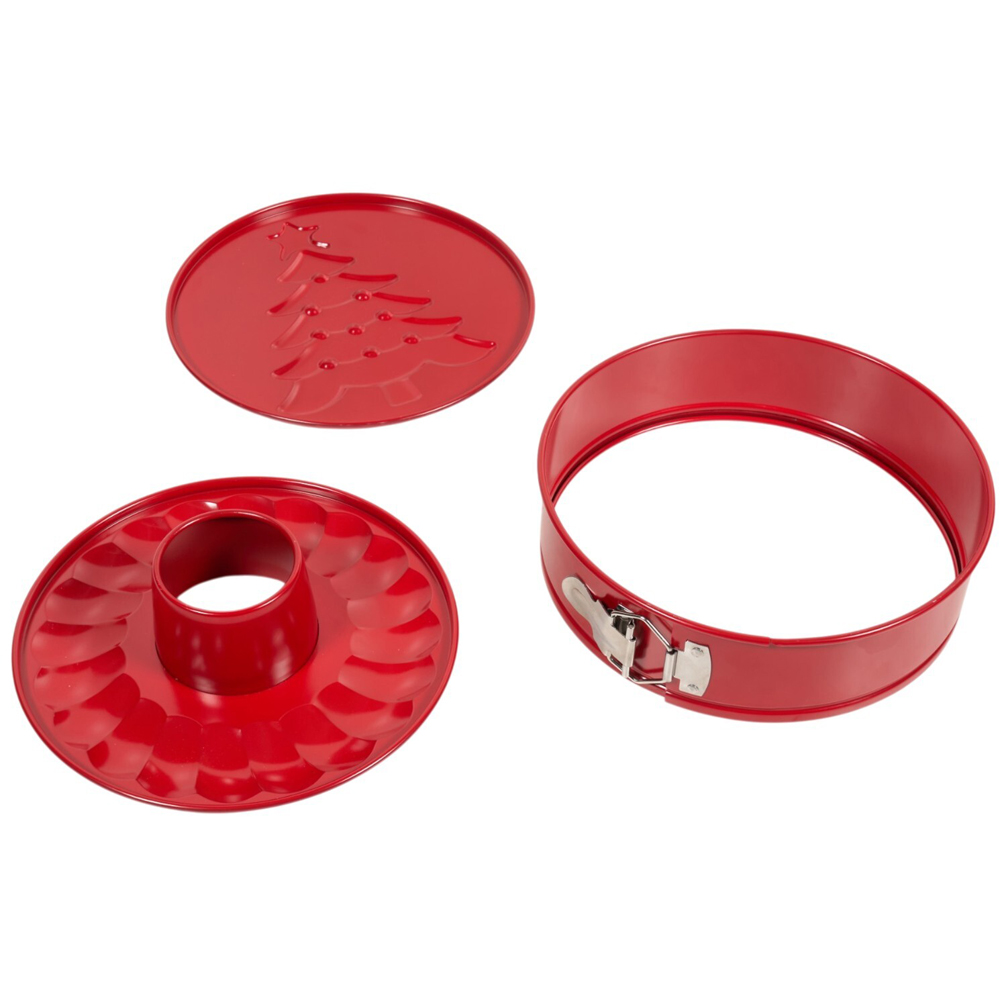 Christmas 2-in-1 Shape Cake Pan Red Image 5