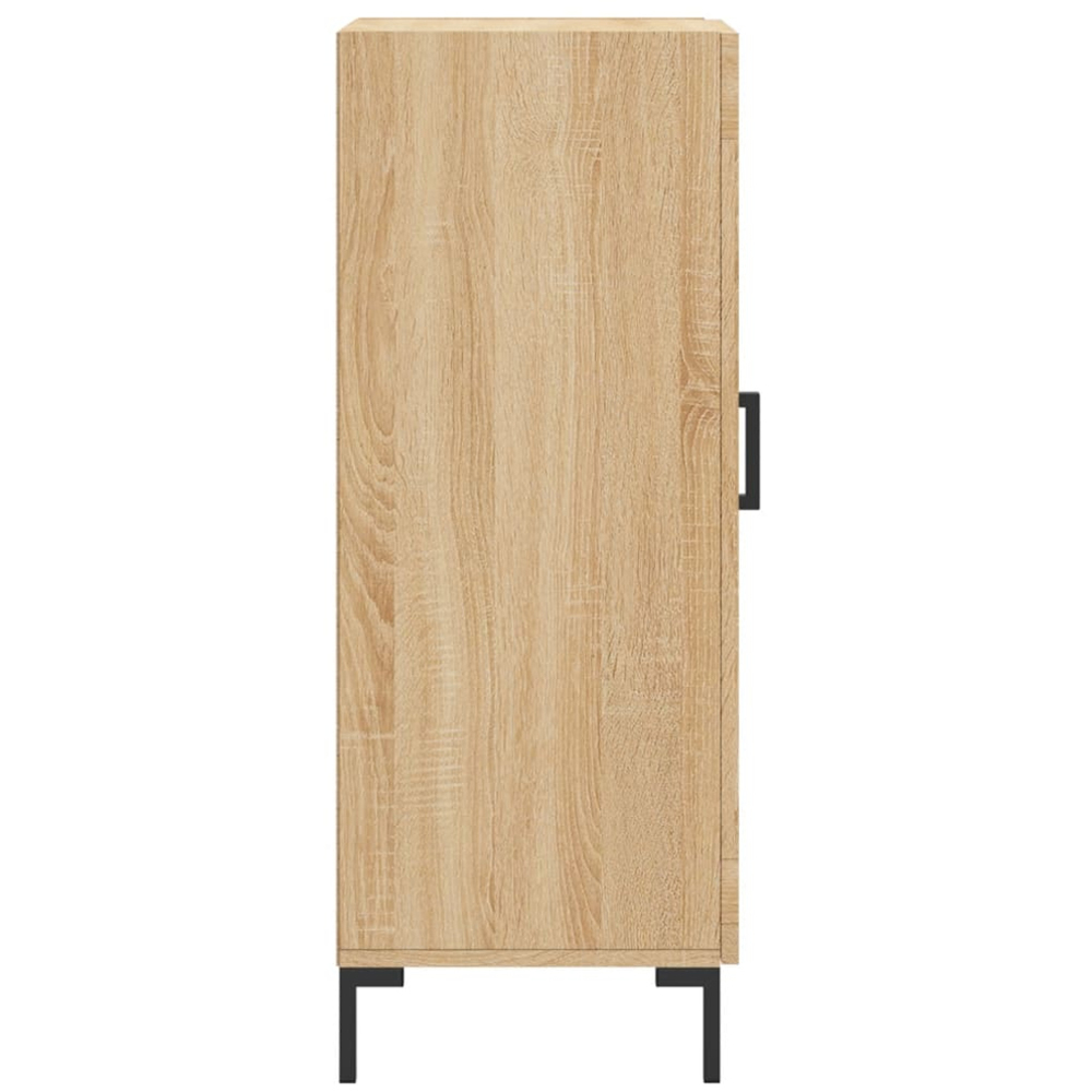 vidaXL Single Door Sonoma Oak Sideboard Image 7