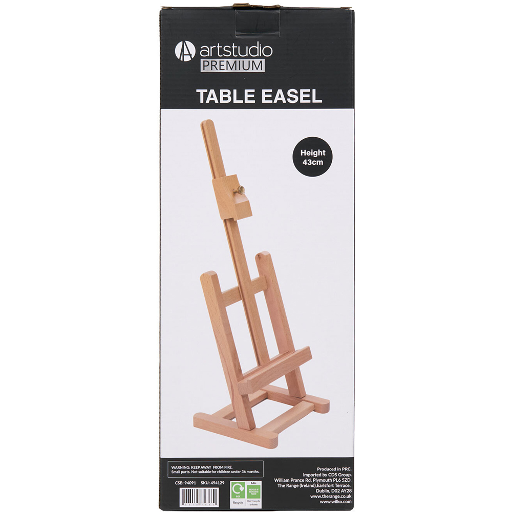 Compact Table Easel Natural Image 4