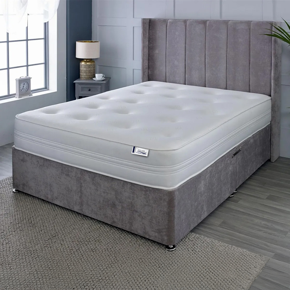 Extreme Comfort European King Size Hybrid Tufted and Pinna Coil Spring Mattress Image 2