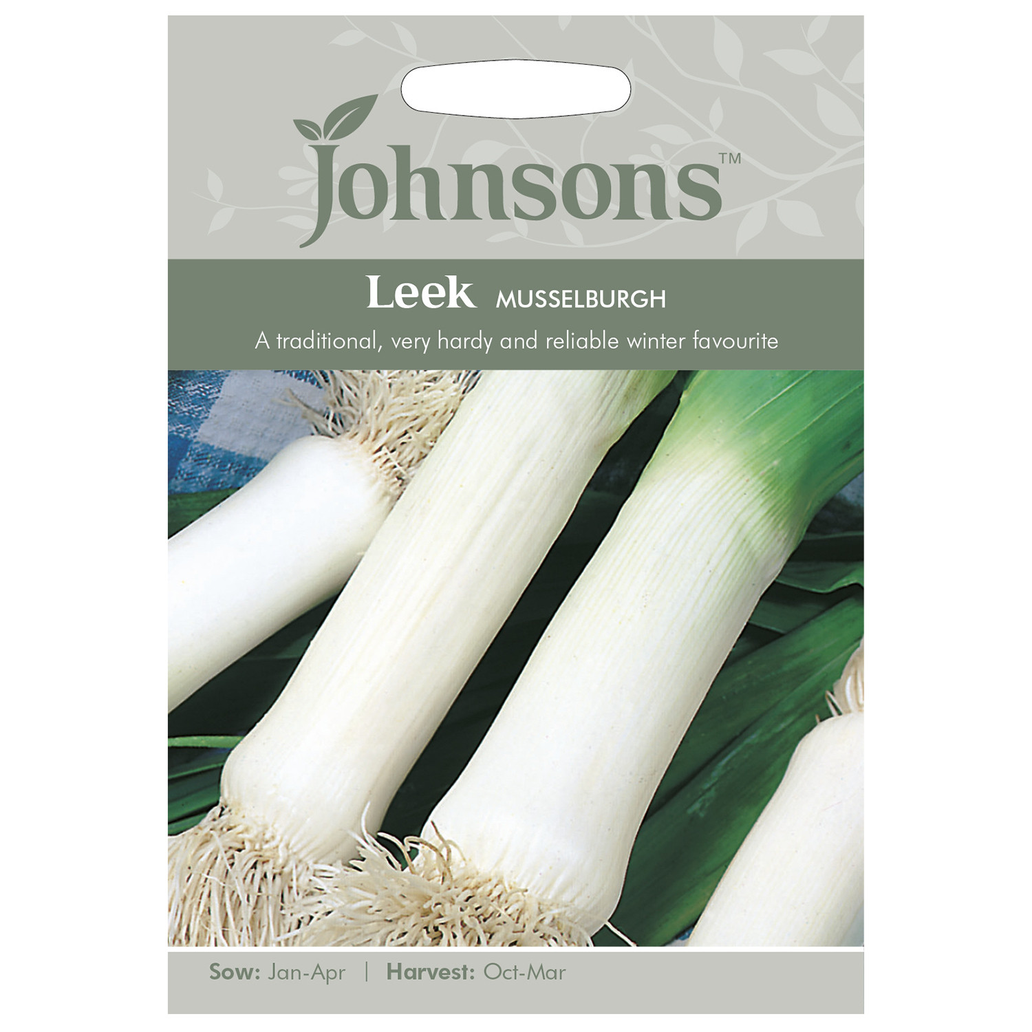 Jonhsons Musselburgh Leek Seeds Image 2