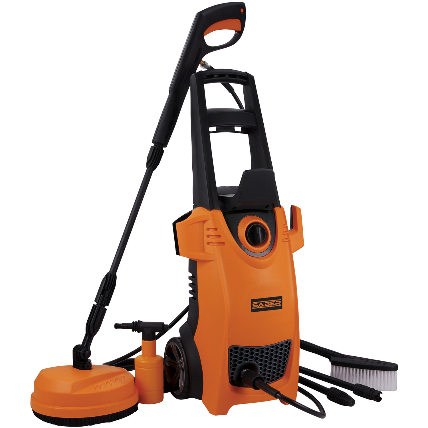 Saber 19656182 Orange Pressure Washer 2000W Image 1