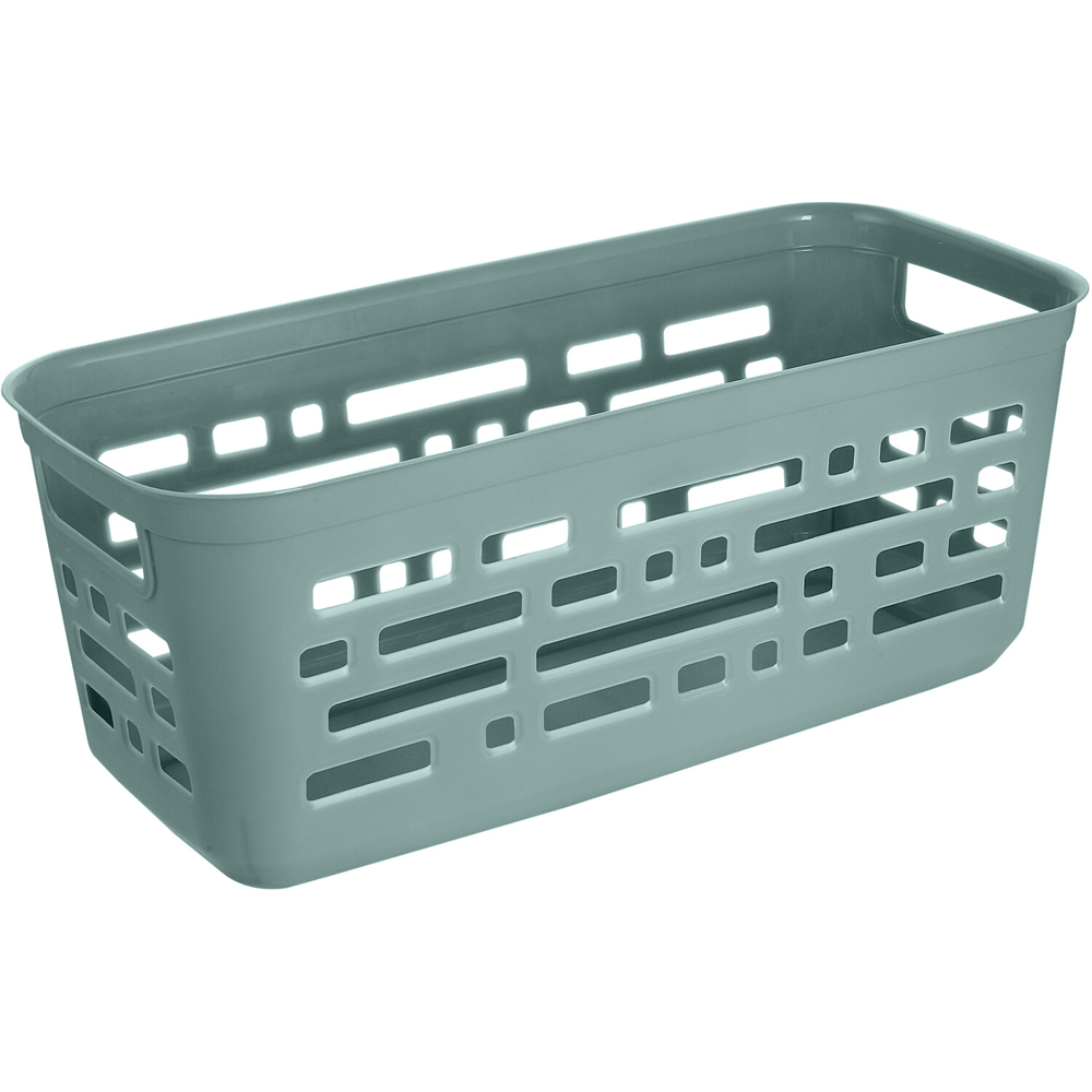 Ezy Storage 5L Sage Linea Deco Basket Image 1