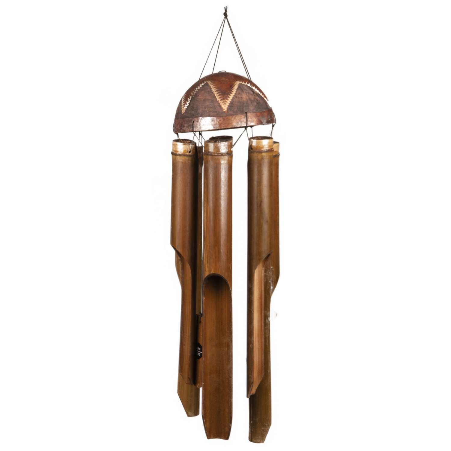 African Design Bamboo Wind Chime 70cm Image