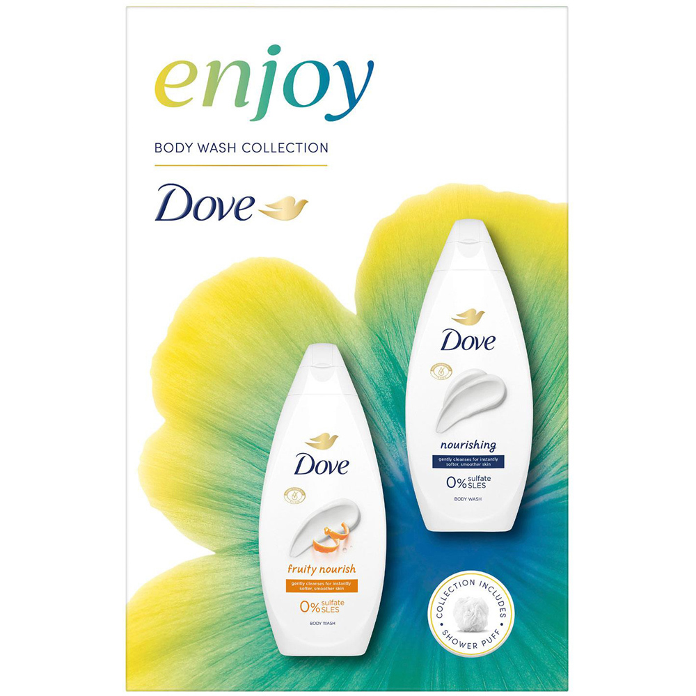 Dove Enjoy Body Wash and Lotion Skincare Duo Gift Set 2 Pack Image 5