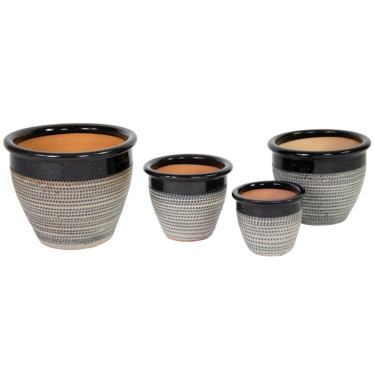 Relief Planter - Soft Grey / 26cm Image
