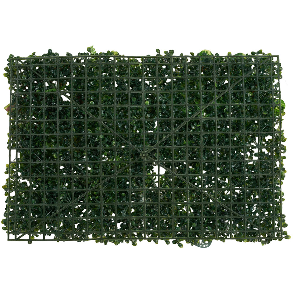 Living and Home Green Assorted Artificial Foliage Wall Panel 40 x 60cm Image 6
