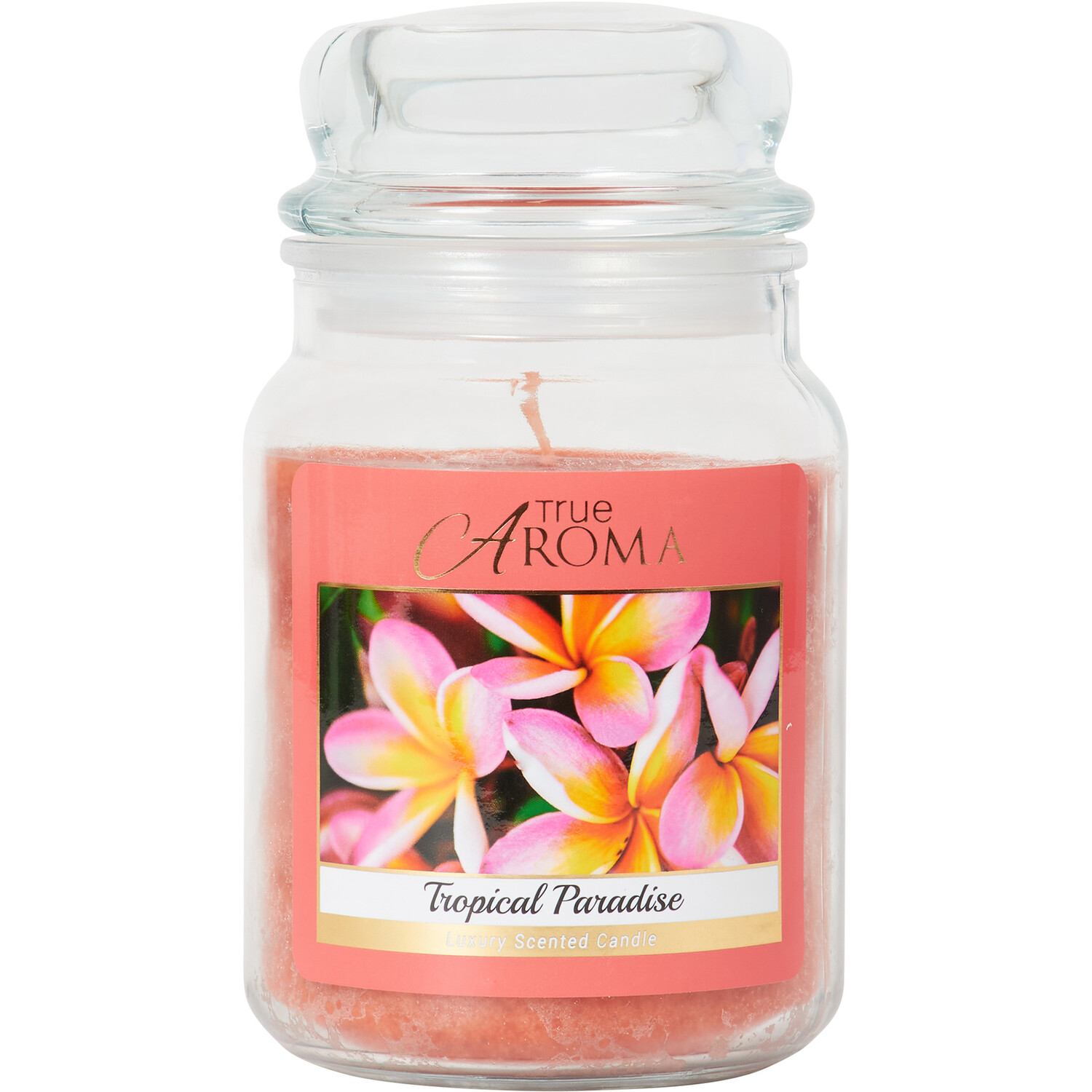 Tropical Paradise Mason Jar Candle - Orange Image 1