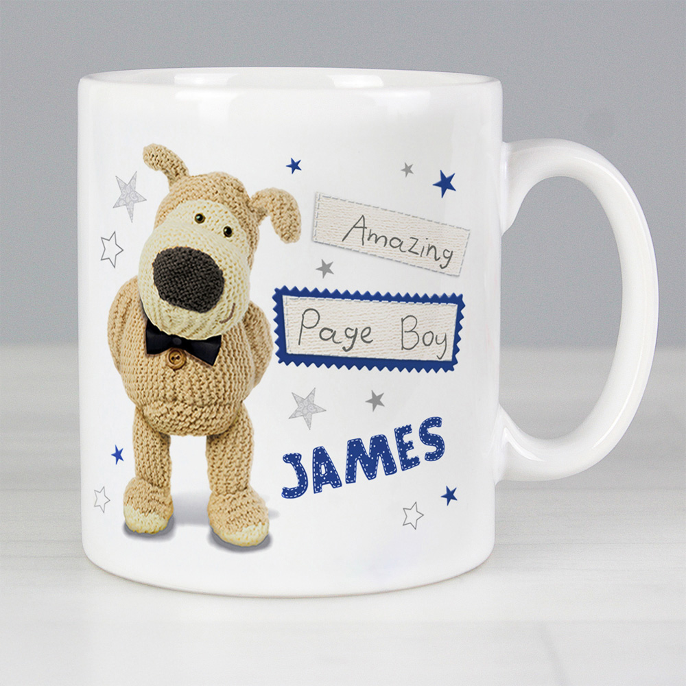 Personalised Memento Personalised Boofle Male Wedding Mug Image 3