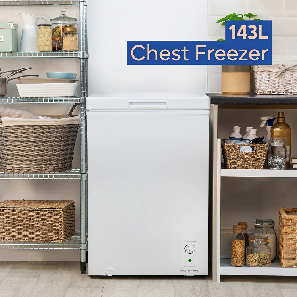 Russell Hobbs RH142CF0E1W White 143L Chest Freezer Image 5