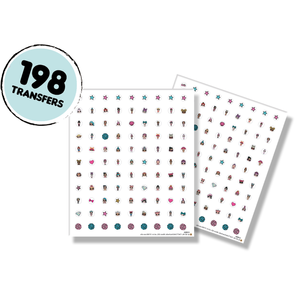 SES Creative L.O.L. Nail Transfers Image 2