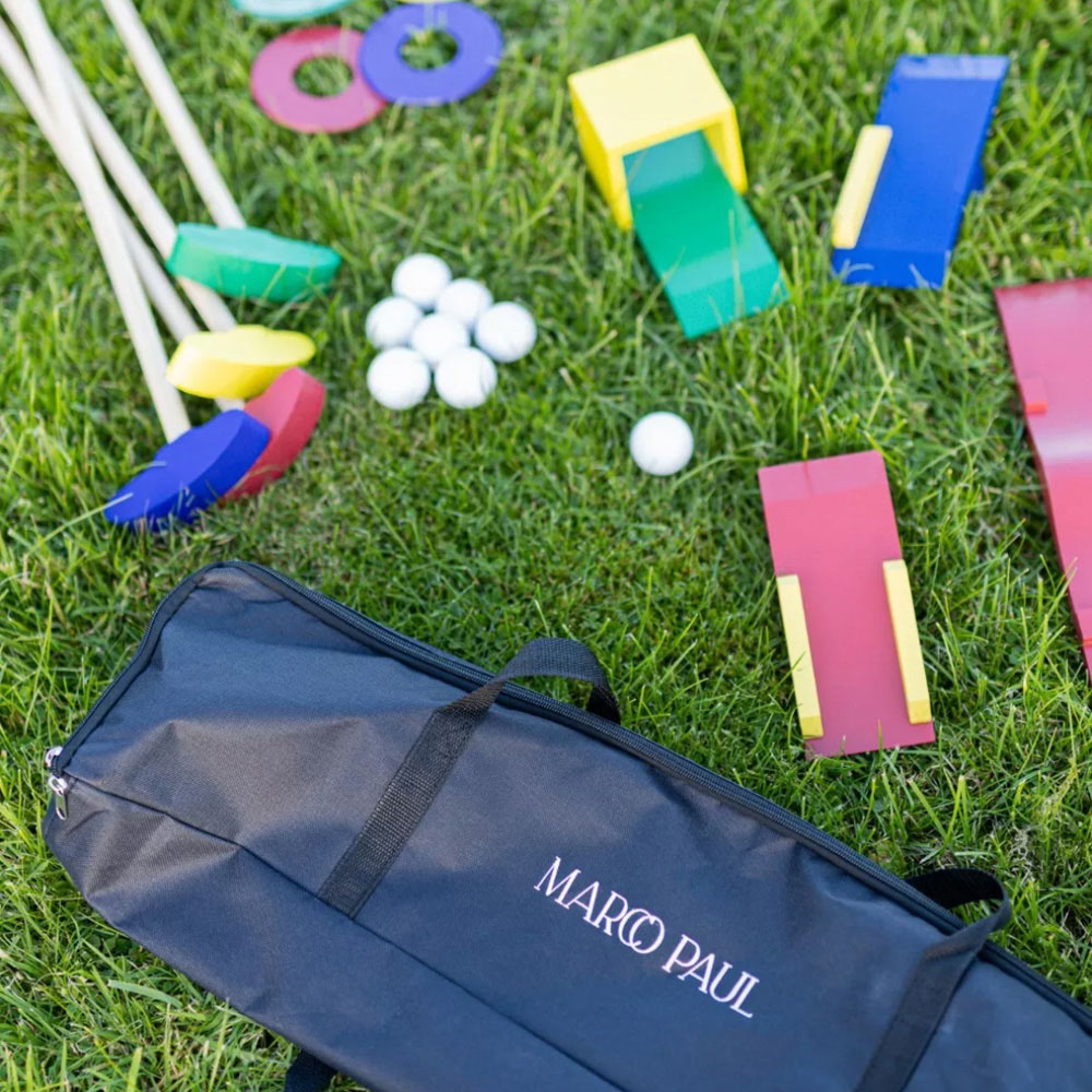 Marco Paul Crazy Golf and Mini Kids Wooden Golf Set Image 3