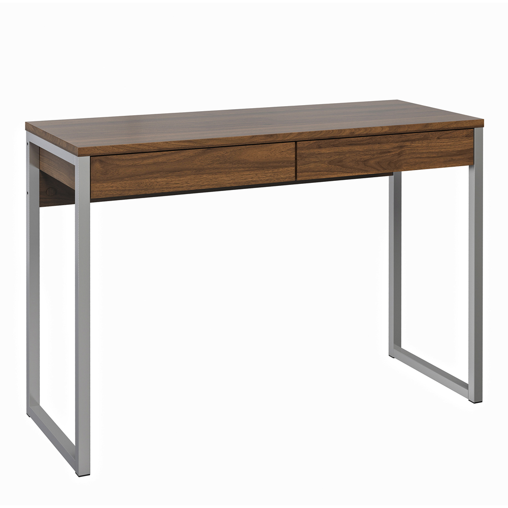 Florence Function Plus 2 Drawer Desk Walnut Image 2