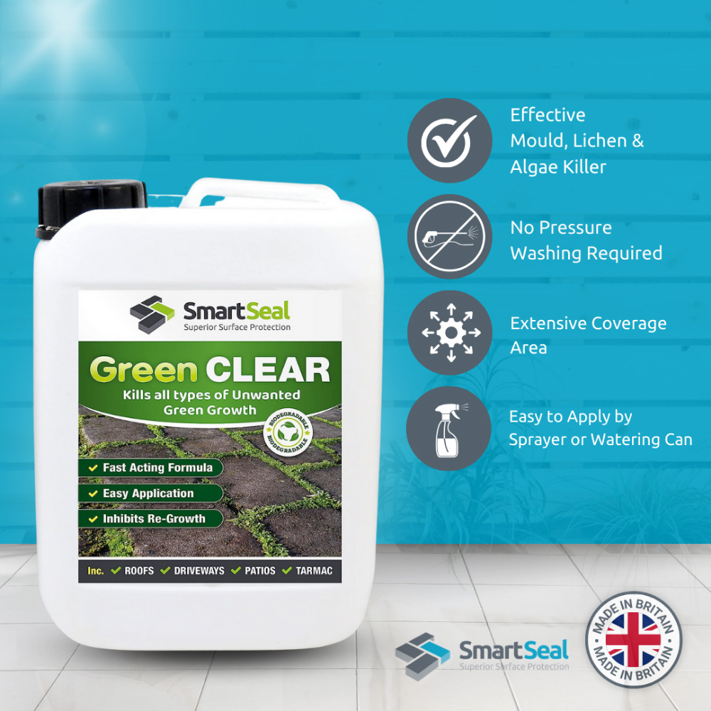 SmartSeal Green Clear Green Growth and Algae Remover 5L 3 Pack Image 5