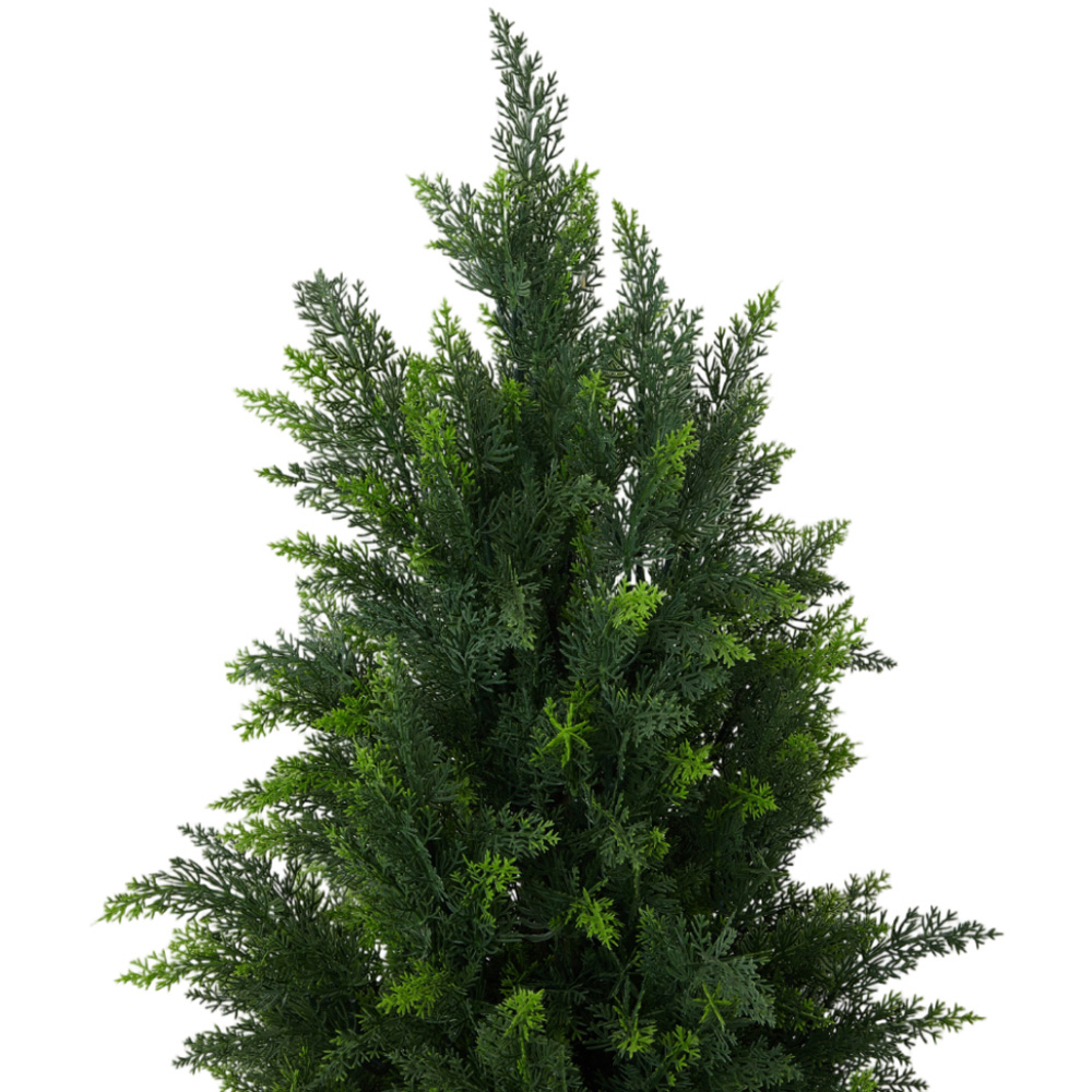 Living and Home Decorative Artificial Cypress Tree in Pot 150cm Image 4