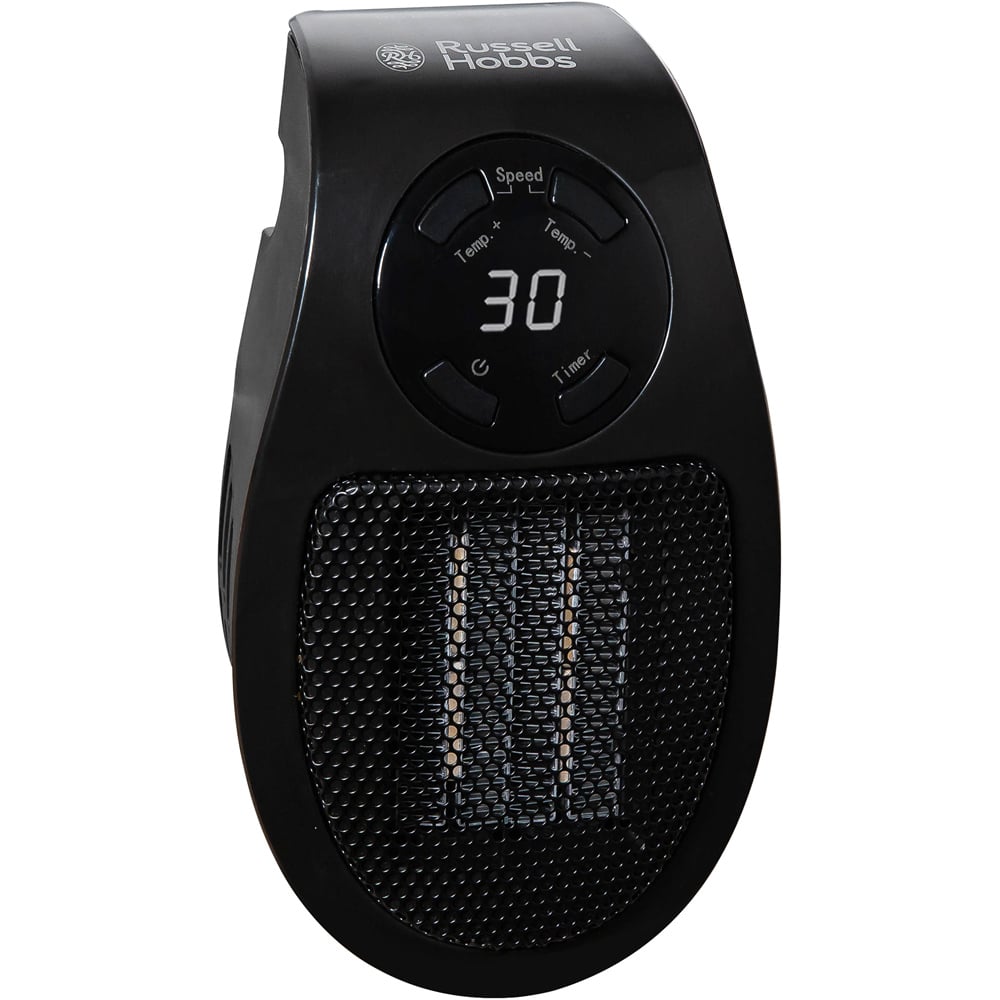 Russell Hobbs RHPH2001B Black Ceramic Plug Heater 500W Image 3