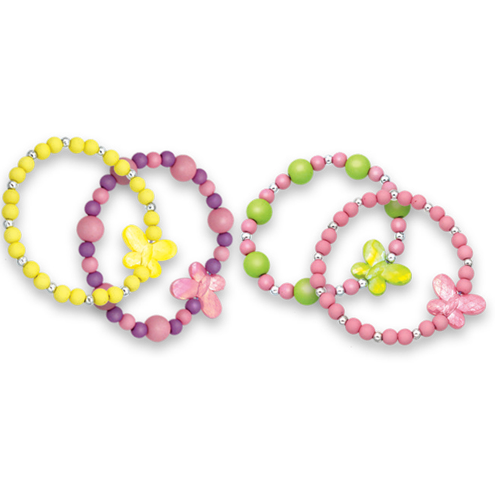 Small World Toys Make Your Own Butterflies Beginner Bead Jewellery Kit Image 4
