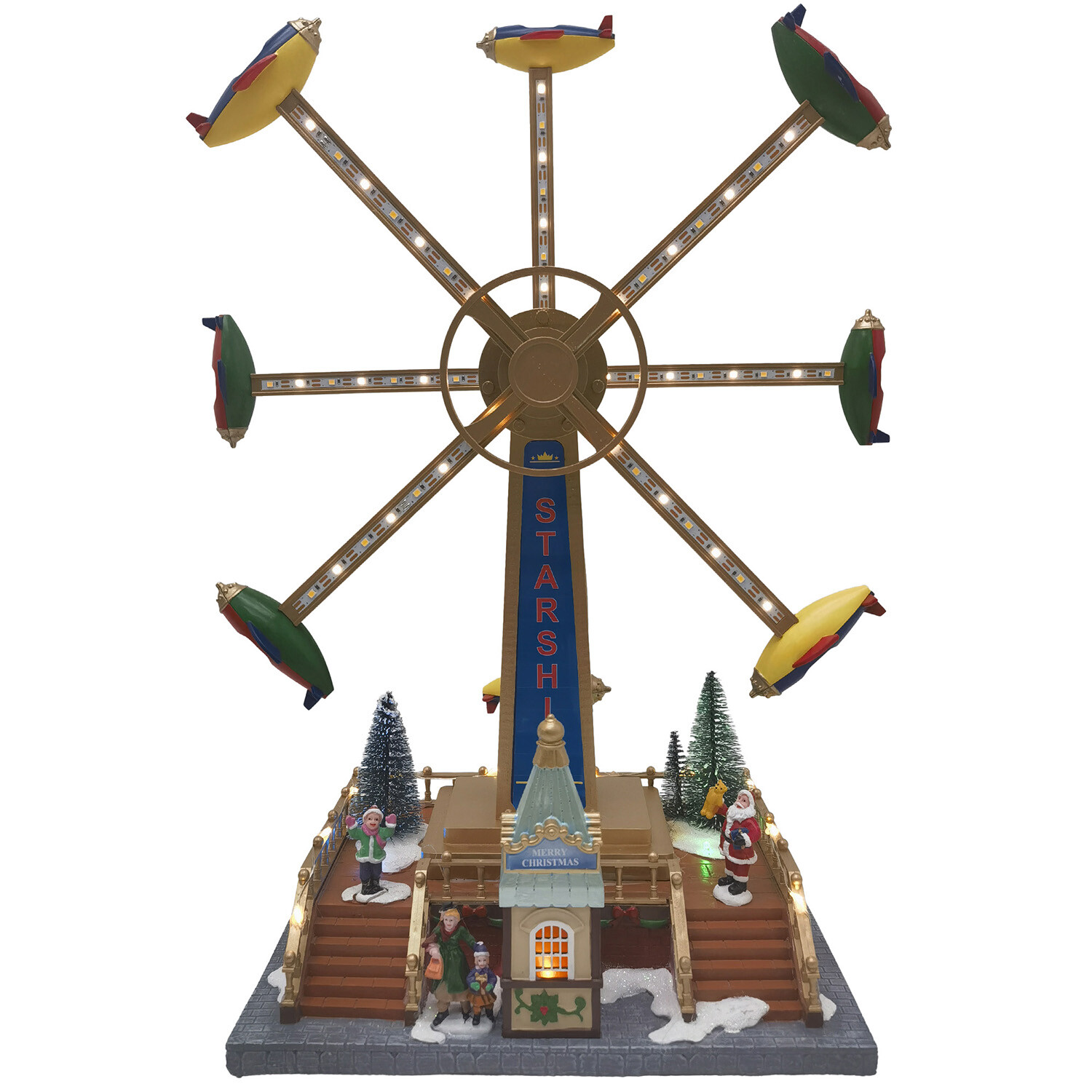 Christmas LED Spinning Plane Ride Image 1